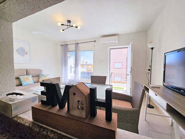 Apartamento de vacaciones para 2 personas, con terraza y jardín, Se admiten mascotas en Región de Murcia