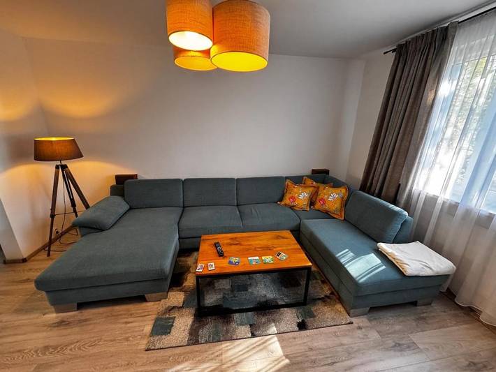 Gîte pour 4 personnes, avec jardin et vue, animaux acceptés à Prievidza