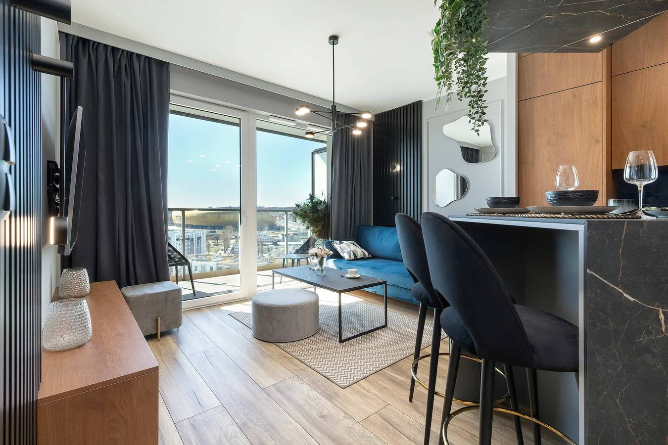 Ganze Wohnung, Ferienwohnung für 4 Personen mit Balkon/Terrasse in Danzig, Dreistadt