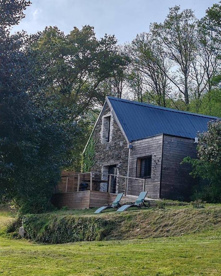 Location de vacances pour 5 personnes, avec jardin ainsi que terrasse et vue, animaux acceptés à Laniscat - 3