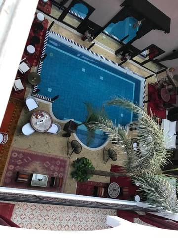 Maison d’hôte pour 2 personnes, avec piscine et balcon dans Sidi Youssef Ben Ali