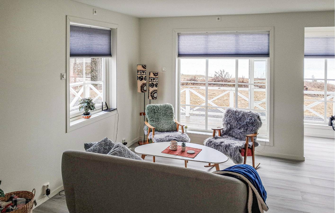 Ferienhaus für 8 Personen mit Garten in Vestfjorden