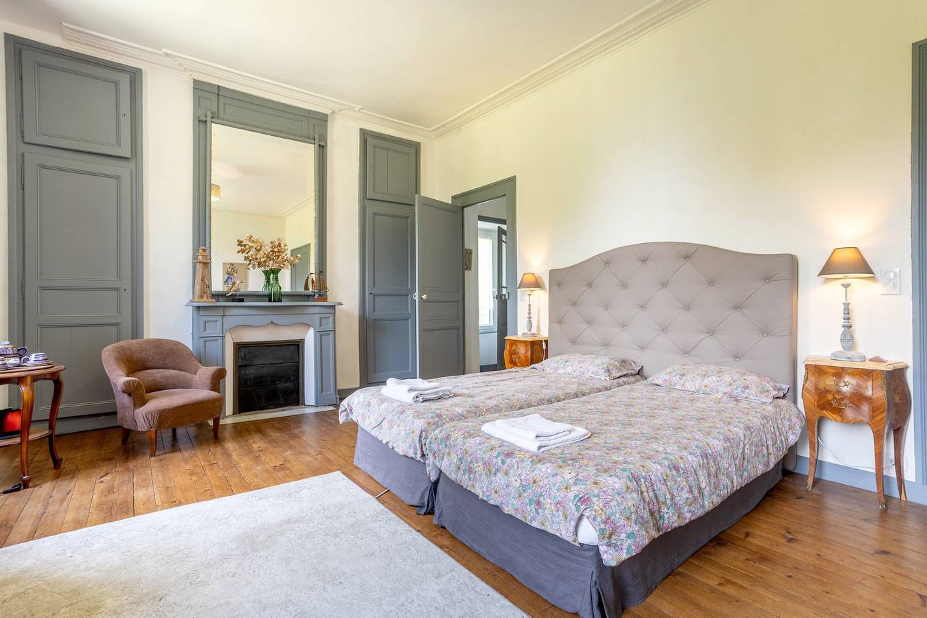 Gästezimmer Anne de Bretagne mit Parkblick in Pont-l'Abbé, Quimper und Umgebung