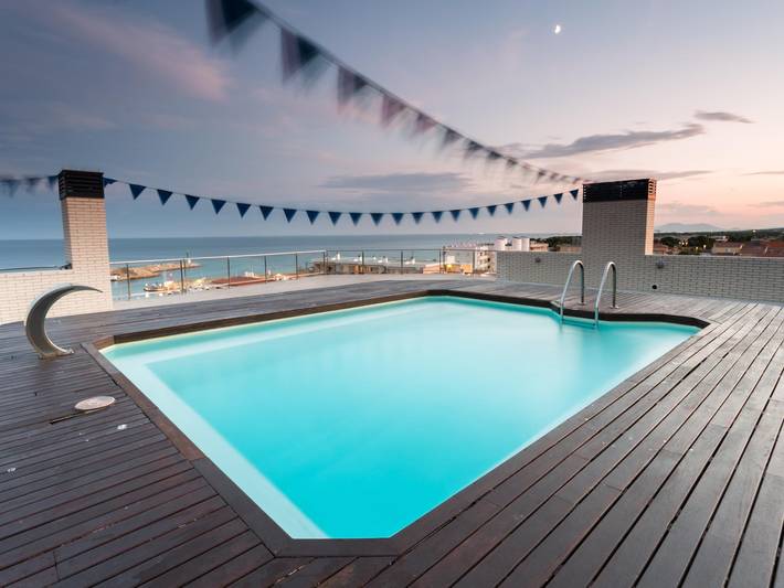 Apartamento para 5 personas, con Vistas al mar y Balcón además de Terraza y Piscina en La Ametlla de Mar