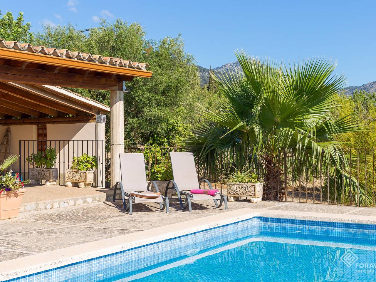 Can Gallu. Finca Adults Only con piscina privada en Moscari. in Selva (Mallorca), Interior de Mallorca