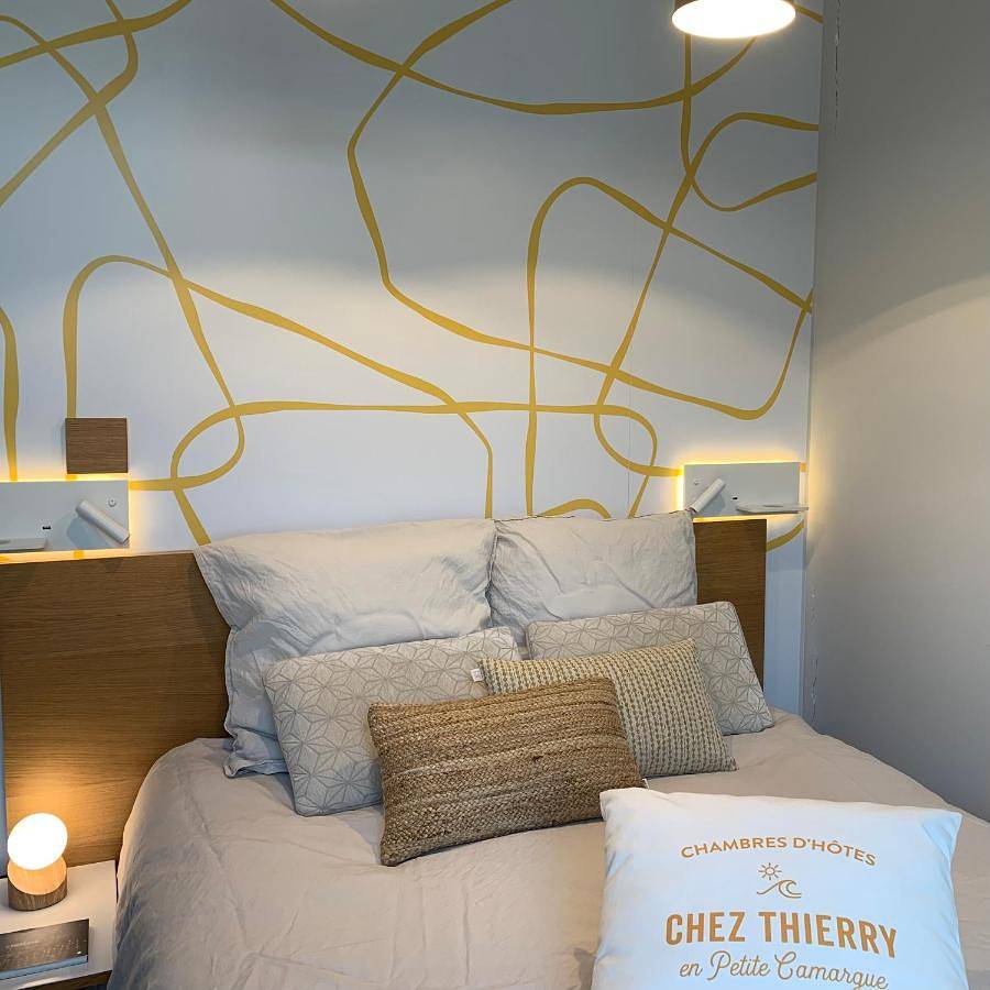 Double Room with Terrace in Saint-Laurent-d'Aigouze, Côte méditerranéenne (France)