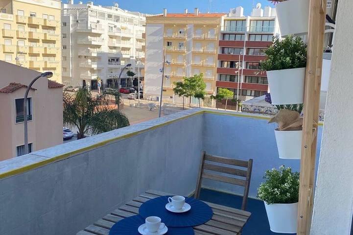 Vakantieappartement voor 4 personen, met balkon in Monte Gordo
