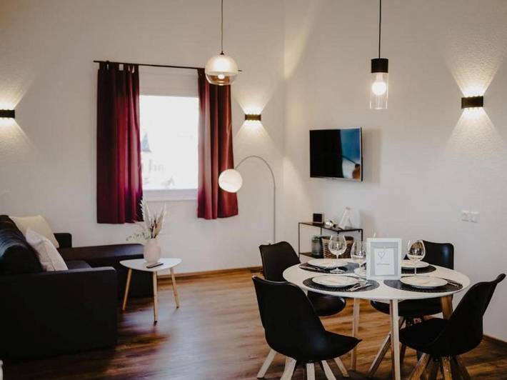Ferienwohnung für 4 Personen, mit Balkon und Terrasse