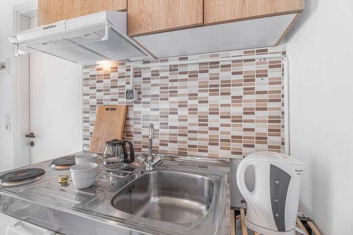 Entire studio, Studio Apartment 'Kerkis Mountain View' with Mountain View, Wi-Fi and Air Conditioning in Drymonas, Greece