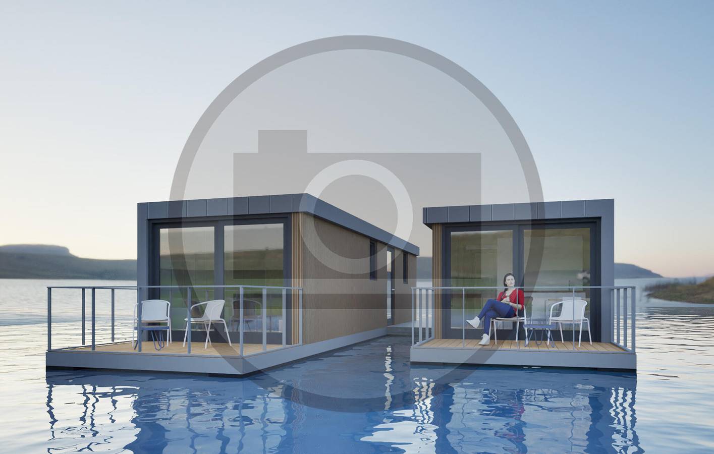 Casa flotante para 4 personas con vistas in Ouddorp, Goeree-Overflakkee