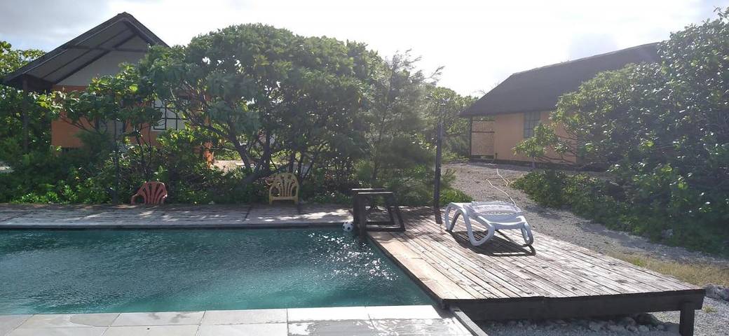 Location de vacances pour 4 personnes, avec jardin ainsi que terrasse et piscine dans Fakarava - 4