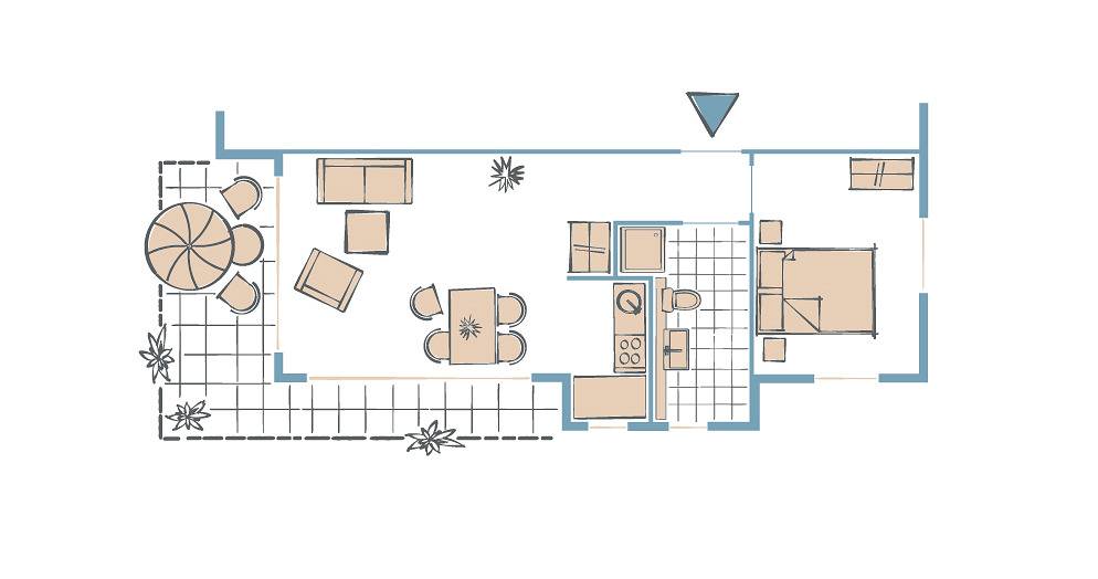 Ganze Wohnung, Ferienwohnung „Glücksgefühle“ mit Seeblick in Heiligenhafen in Steinwarder, Heiligenhafen