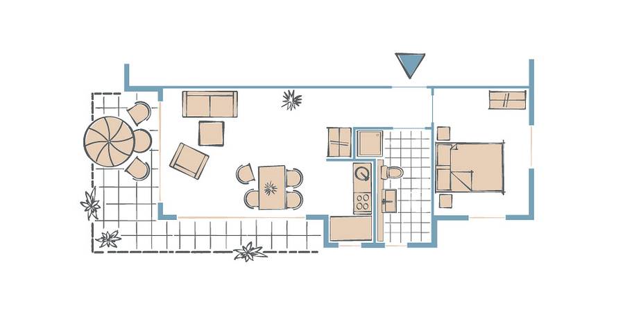 Ferienwohnung für 4 Personen, mit Balkon und Sauna in Heiligenhafen - 2