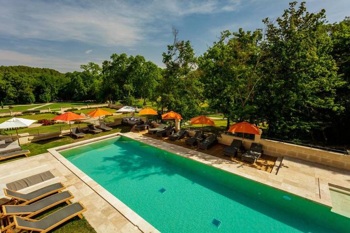 Hôtel pour 2 personnes, avec vue et sauna ainsi que jardin et piscine à Villevieille - 3