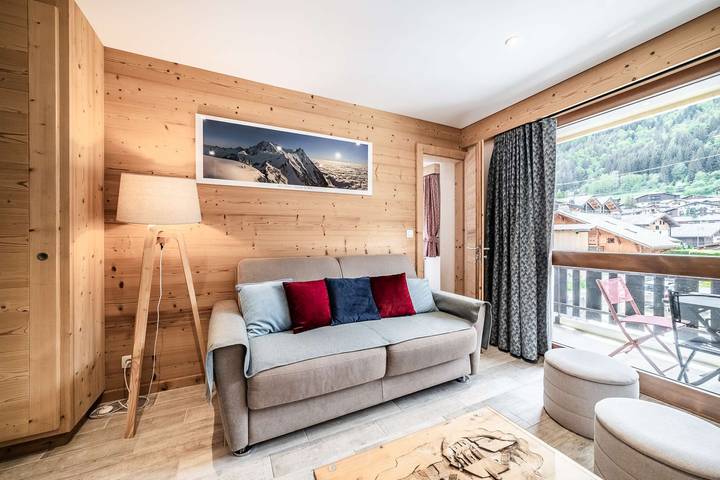 Ganze Ferienwohnung, Ferienwohnung für 4 Personen mit Balkon in Morzine, Les Portes du Soleil