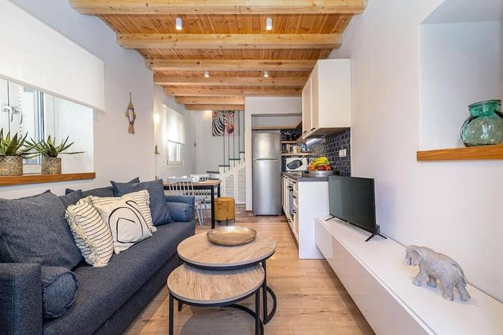 Location de vacances pour 2 personnes, avec balcon et vue, animaux acceptés dans Liapádes