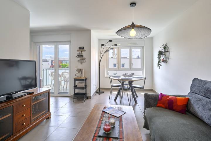 Appartement de vacances pour 4 personnes, avec Balcon et Terrasse