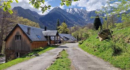 Chambre d’hôte pour 2 personnes, avec vue et terrasse dans Parc national des Pyrénées