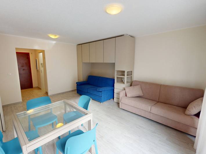 Studio pour 4 personnes, avec balcon
