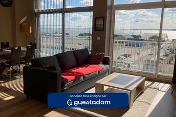 Gîte pour 6 personnes, avec balcon, adapté aux familles à Saint-Nazaire