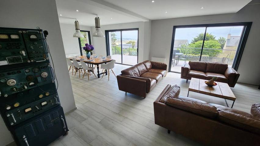 Location de vacances pour 7 personnes, avec terrasse et vue dans Plage Tres-Cadec - 3