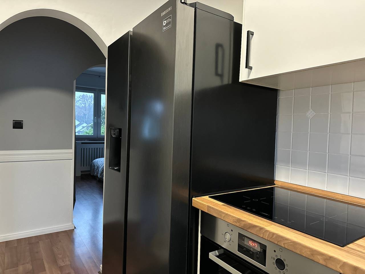 Apartamento entero, Apartamento 'Mid - Century' con terraza compartida, jardín compartido y Wi-Fi in Schloß Holte-Stukenbrock, Renania del Norte-Westfalia