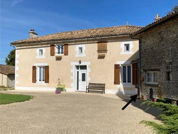 Chambre d’hôte pour 3 personnes, avec jardin à Brux