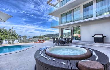 Villa Con Piscina per 12 Persone in Zaton, Grad Dubrovnik, Foto 1