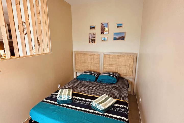 Ganze Wohnung, Studio with separate bedroom. Quiet and close to the sea in Venzolasca, Corte und Umgebung