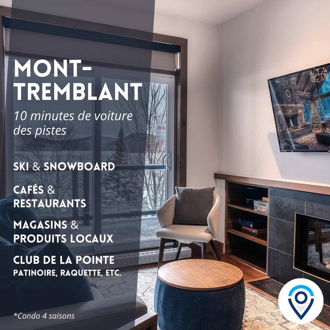 Apartamento entero, Suite overlooking the lake with resort Citq 255216 in Lac-Supérieur, Quebec