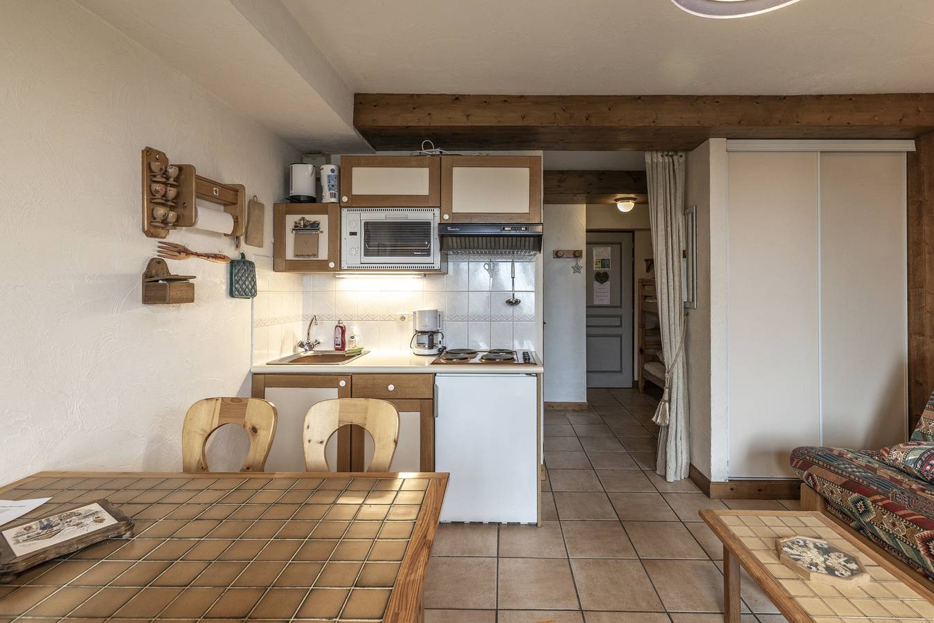 Ganzes Studio, Studio 'Cabine Saint-Gervais' mit Meerblick und Wlan in Saint-Gervais-les-Bains, Pays du Mont-Blanc