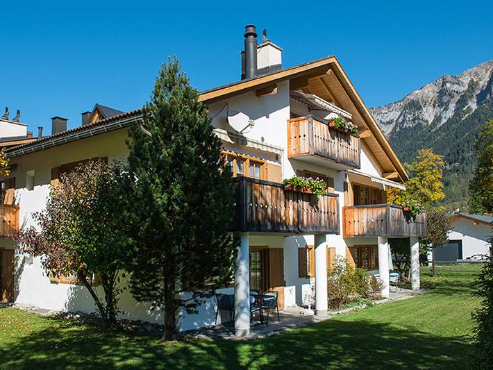 Ganze Ferienwohnung, Ferienhaus Muntschi - Muntschi Wng. 1 / 2-Bettwohnung in Andeer, Oberhalbsteiner Alpen