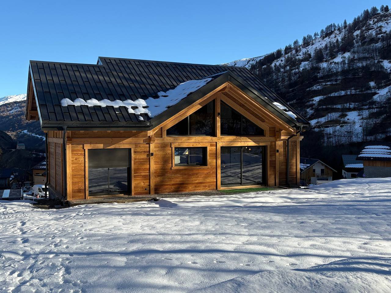 Chalet 'L'Orée' con vistas a la montaña, jardín privado y Wi-Fi in Valloire, Región de Saint-Jean-de-Maurienne
