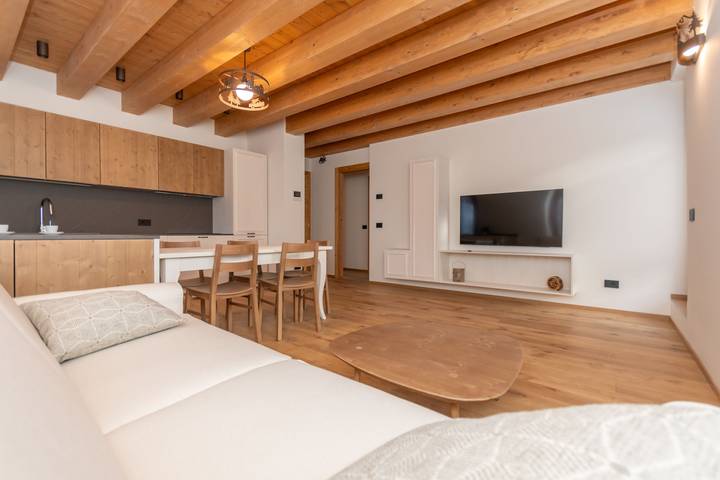 Gîte pour 6 personnes, avec Balcon à Falcade