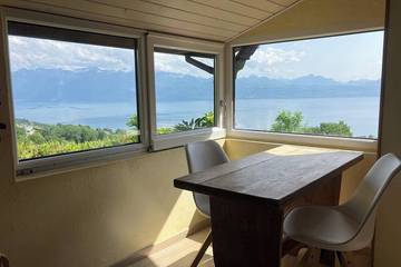 Ferienhaus für 3 Personen, mit Garten und Terrasse am Genfer See