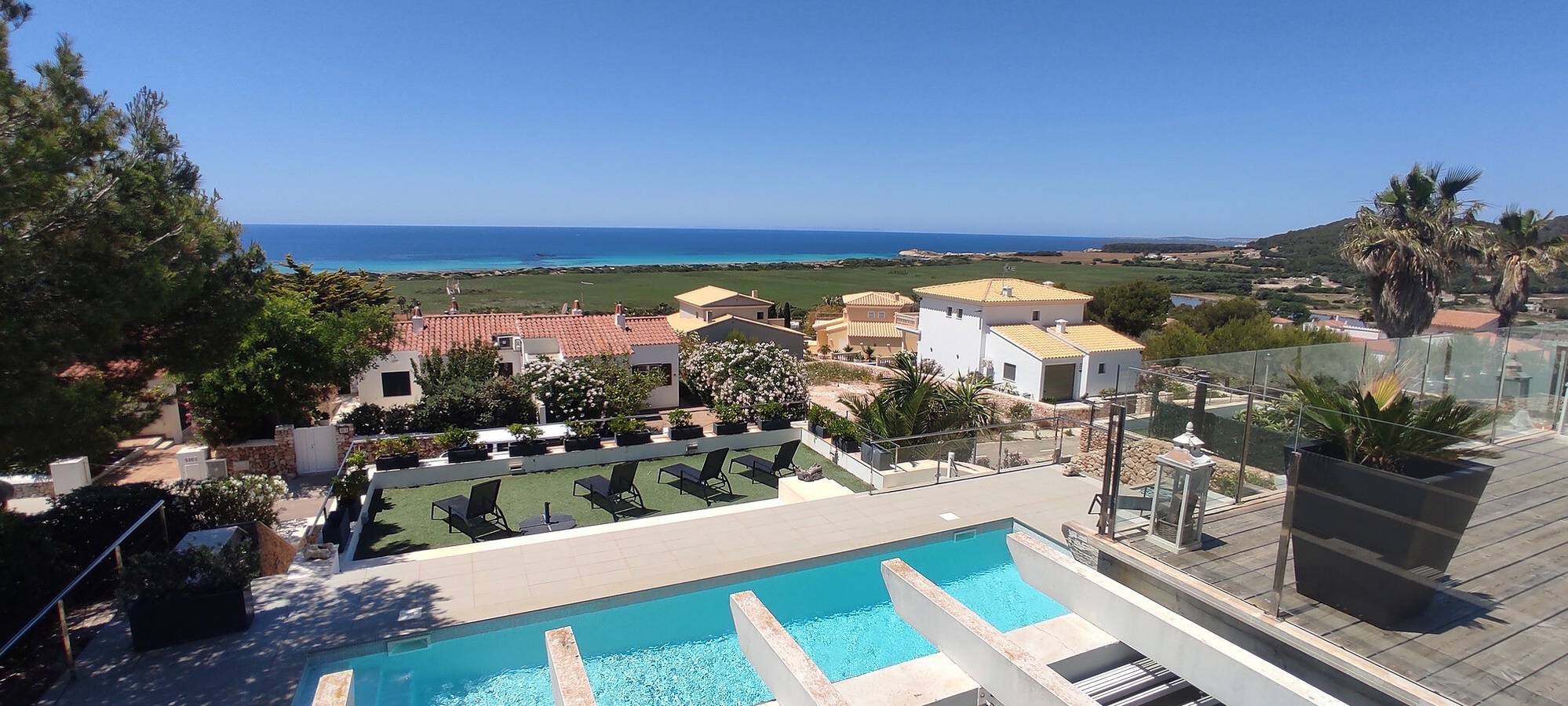 Country House 'V196  Villa Brisa' with Sea View, Wi-Fi and Air Conditioning in Sant Jaume, Alaior Municipality