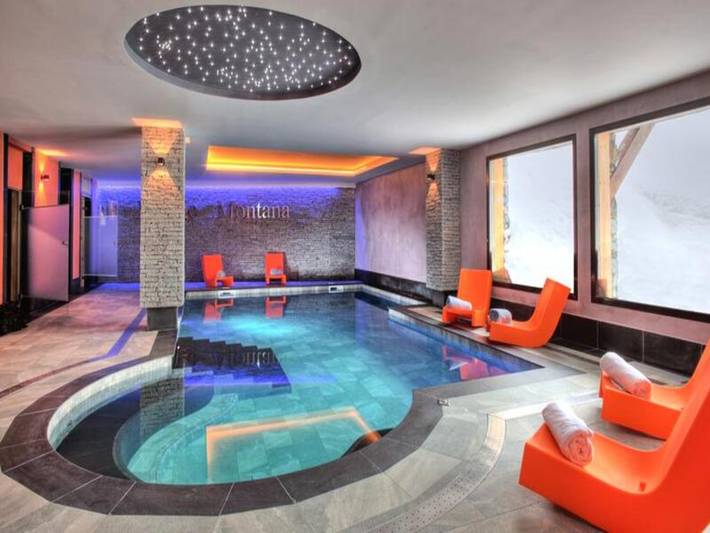 Ferielejlighed for 4 personer, med pool og balkon samt sauna, børnevenlig i Val Thorens