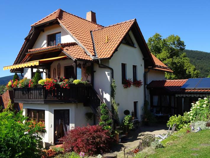 Ferienwohnung für 4 Personen, mit Terrasse und Garten in Frankenblick