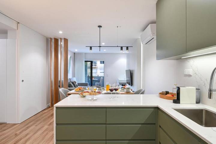 Ferienwohnung für 8 Personen, mit Ausblick und Balkon, mit Haustier