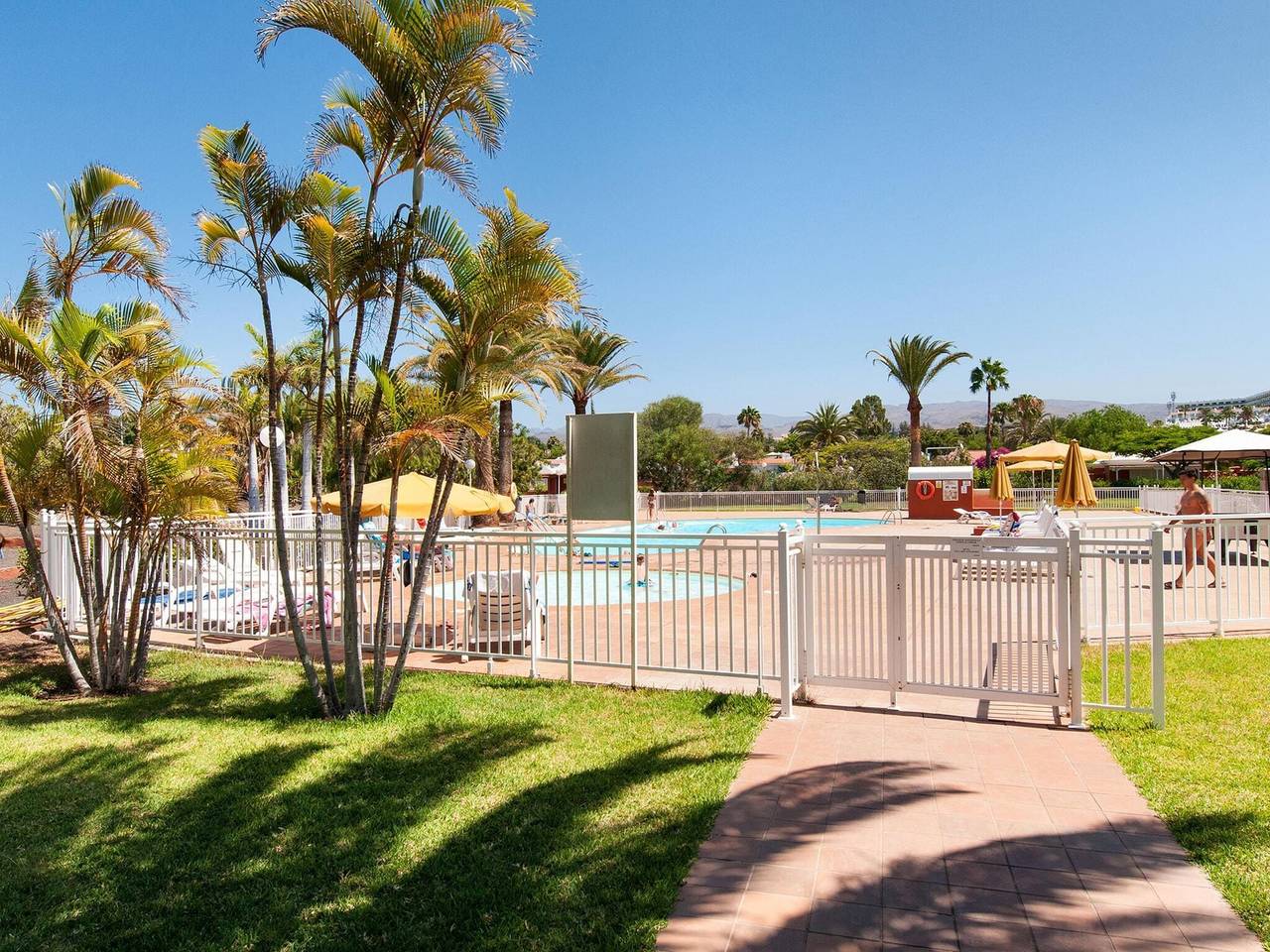 Bungalow in Maspalomas mit Pool & Strand in Campo Internacional, San Bartolomé de Tirajana
