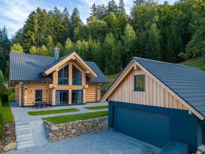 Chalet für 10 Personen, mit Balkon und Whirlpool sowie Garten, kinderfreundlich im Bayerischer Wald - 3