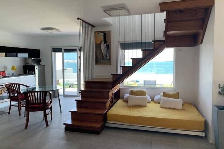 Exklusive Villa direkt am Meer mit Wifi und Blick auf Lobos und Lanzarote in Bajo del Medio (La Oliva), La Oliva