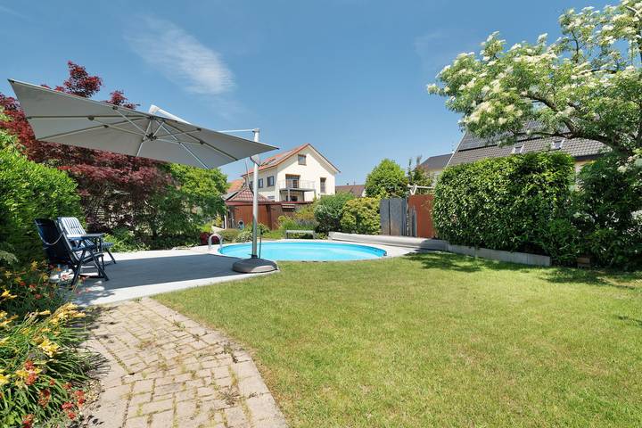Ganze Wohnung, Ferienwohnung 'Aschoff' mit Bergblick, Gemeinschaftspool und Wi-Fi in Kappelwindeck, Bühl