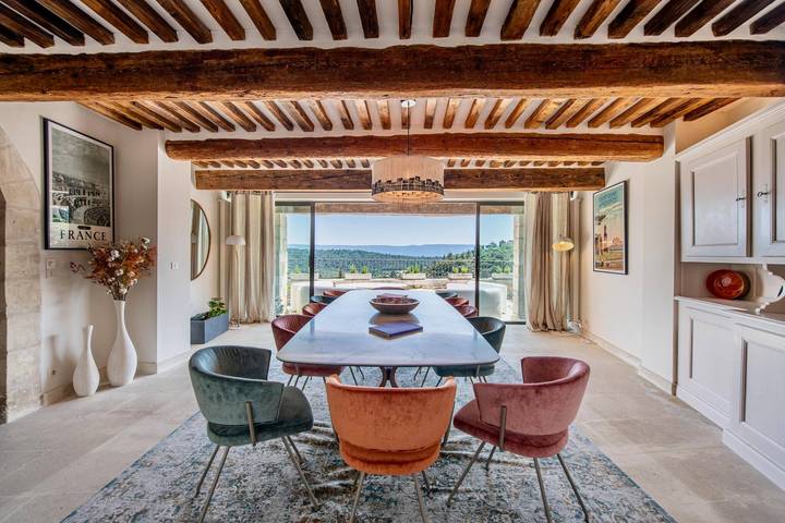 Location de vacances pour 12 personnes, avec vue et jardin à Gordes - 3