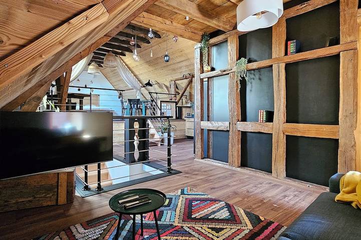 Entire apartment, Gîte des Alsaciennes - Loft 70 m² 20min Strasbourg - 2 bikes in Dachstein (France), Nordelsass