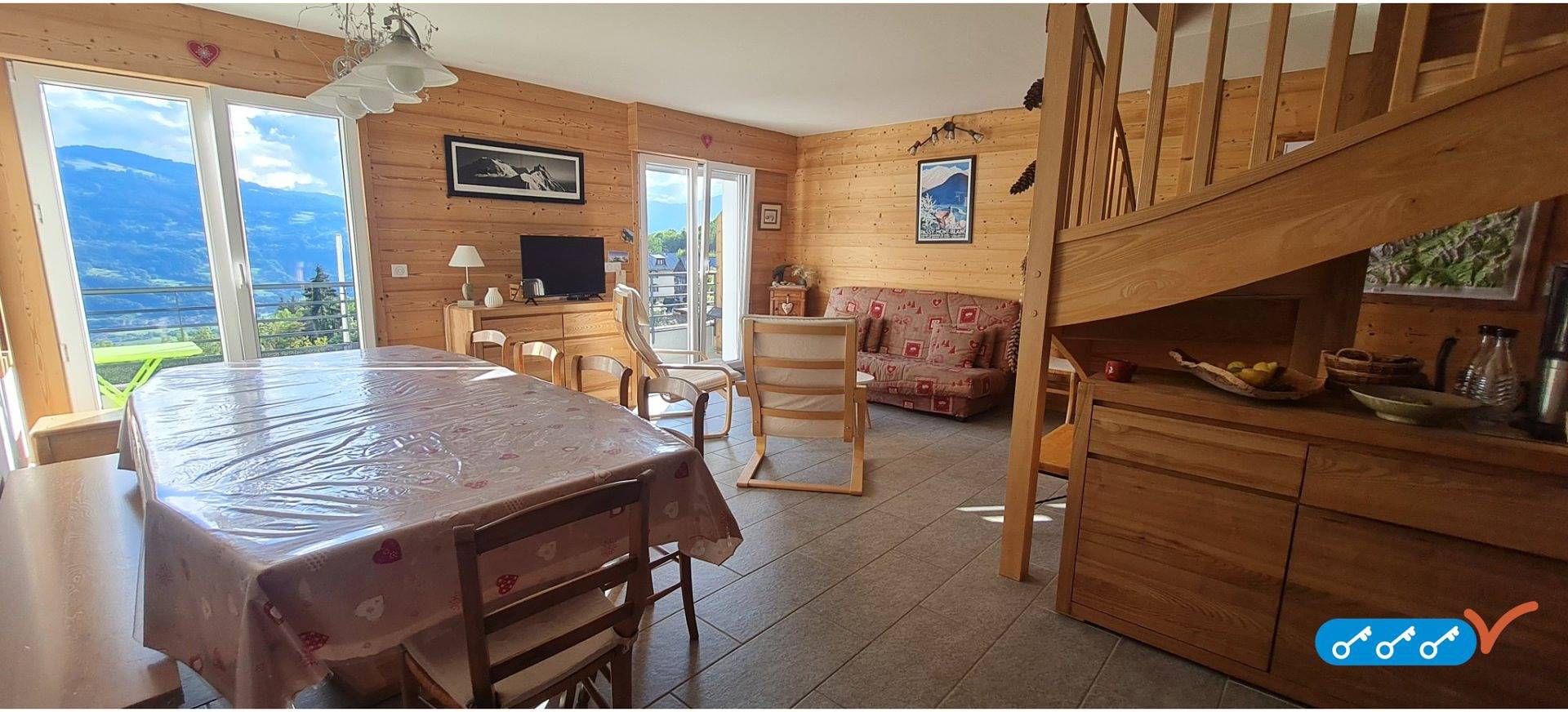 Appartement entier, 🏡 La Soldanelle des Alpes – Duplex 3 chambres - vue Mt-Blanc in Plateau d'Assy, Passy