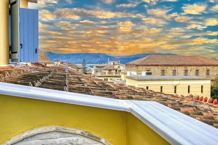 Maison d’hôte pour 2 personnes, avec Terrasse et Vue à Nauplie
