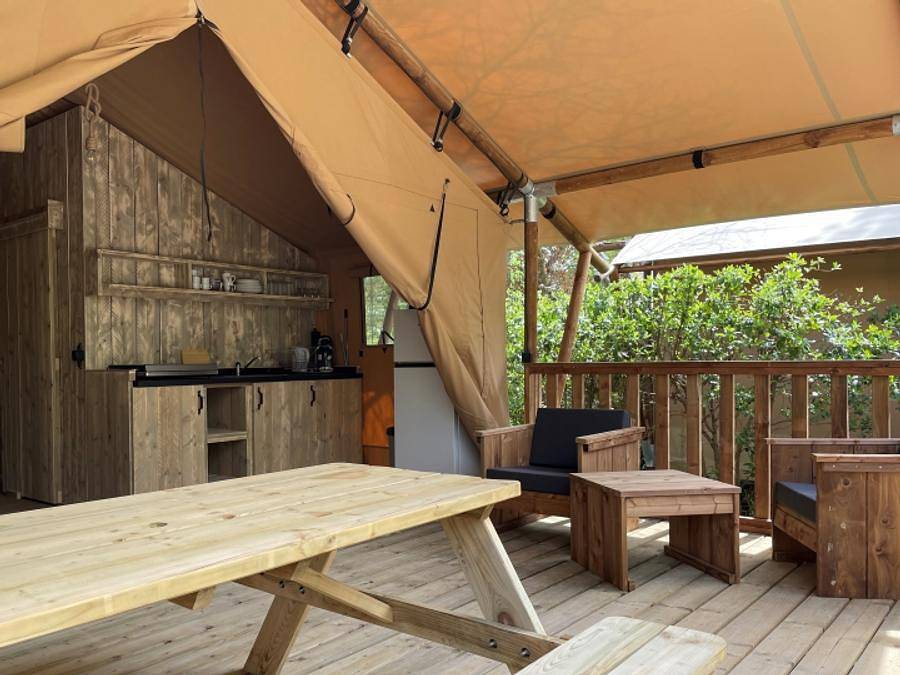 Camping Lodges & Nature - Safarizelt 6 personen - Safari Lodge in Avignon, Vaucluse