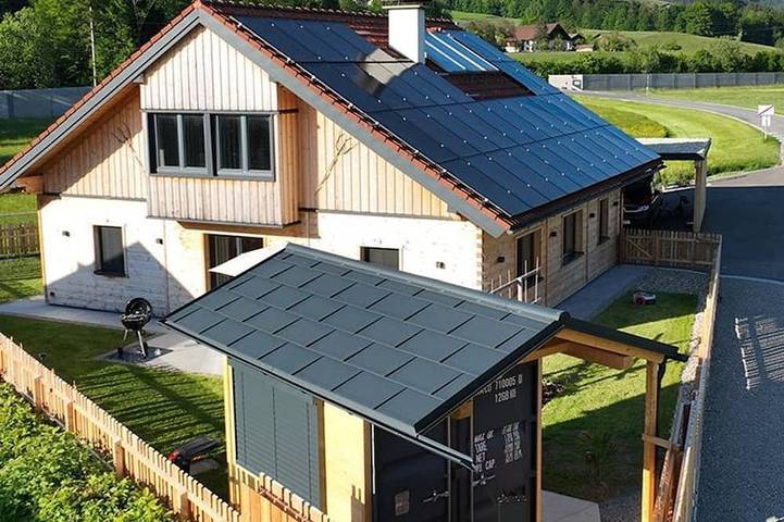 Ferienwohnung für 6 Personen, mit Terrasse und Sauna sowie Garten