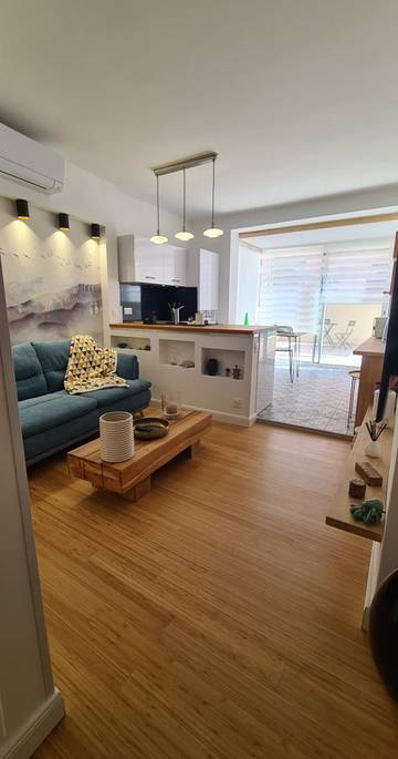 Gîte pour 2 personnes, avec terrasse dans Plage Trottel